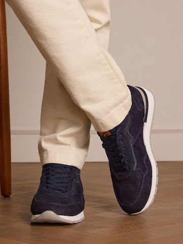 Baskets basses no stress en bleu : devant