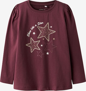 raudona NAME IT Marškinėliai 'NMFRSTAR': priekis