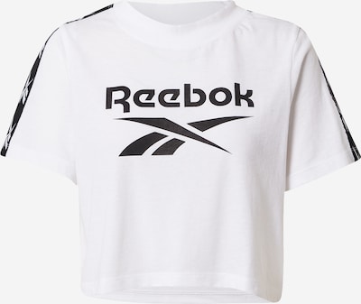 REEBOK Shirt in schwarz / weiß, Produktansicht