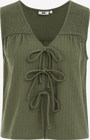 WE FashionBluza - zelena boja: prednji dio