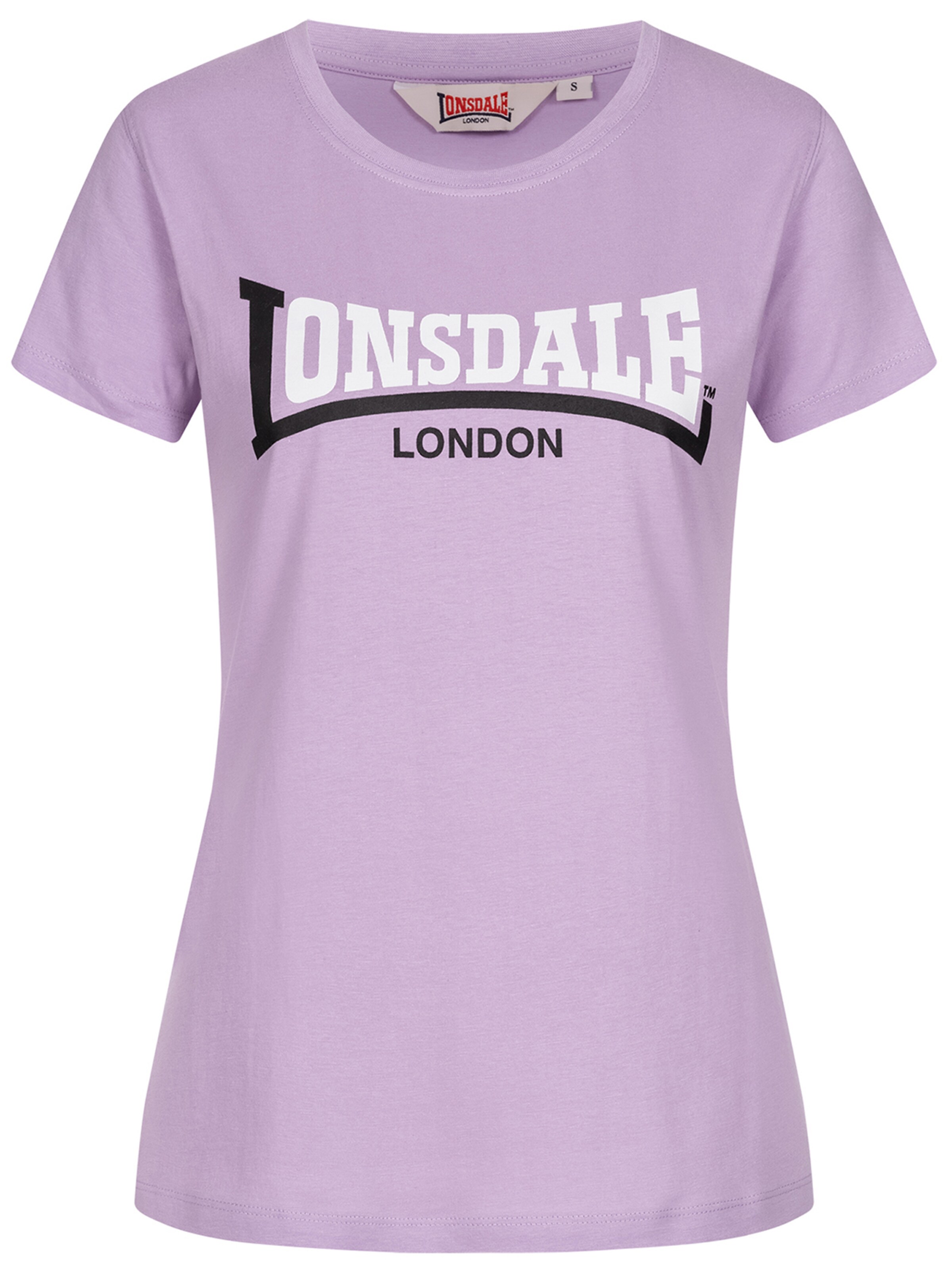 LONSDALE - Camiseta 'Achnavast' en lila: frente