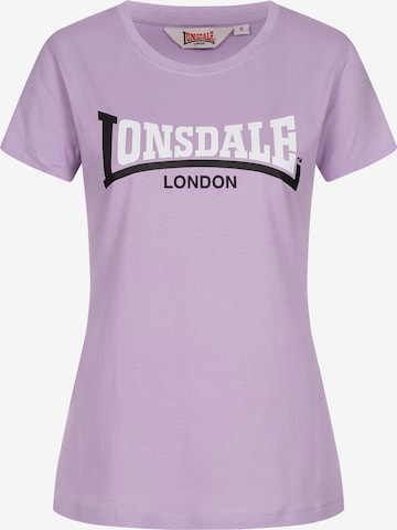 LONSDALE - Camiseta 'Achnavast' en lila: frente