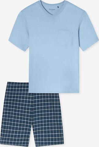 SCHIESSER Shorty ' Comfort Essentials ' in Blau: Vorderseite