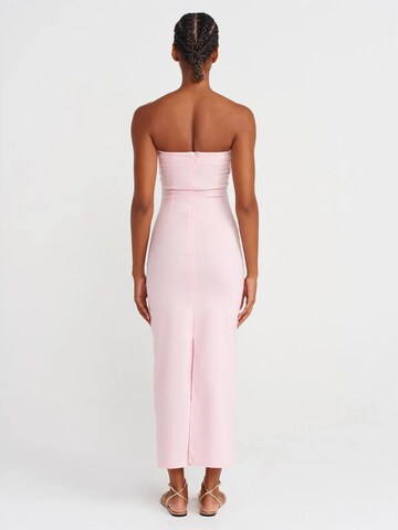 Dilvin - Vestido em rosa