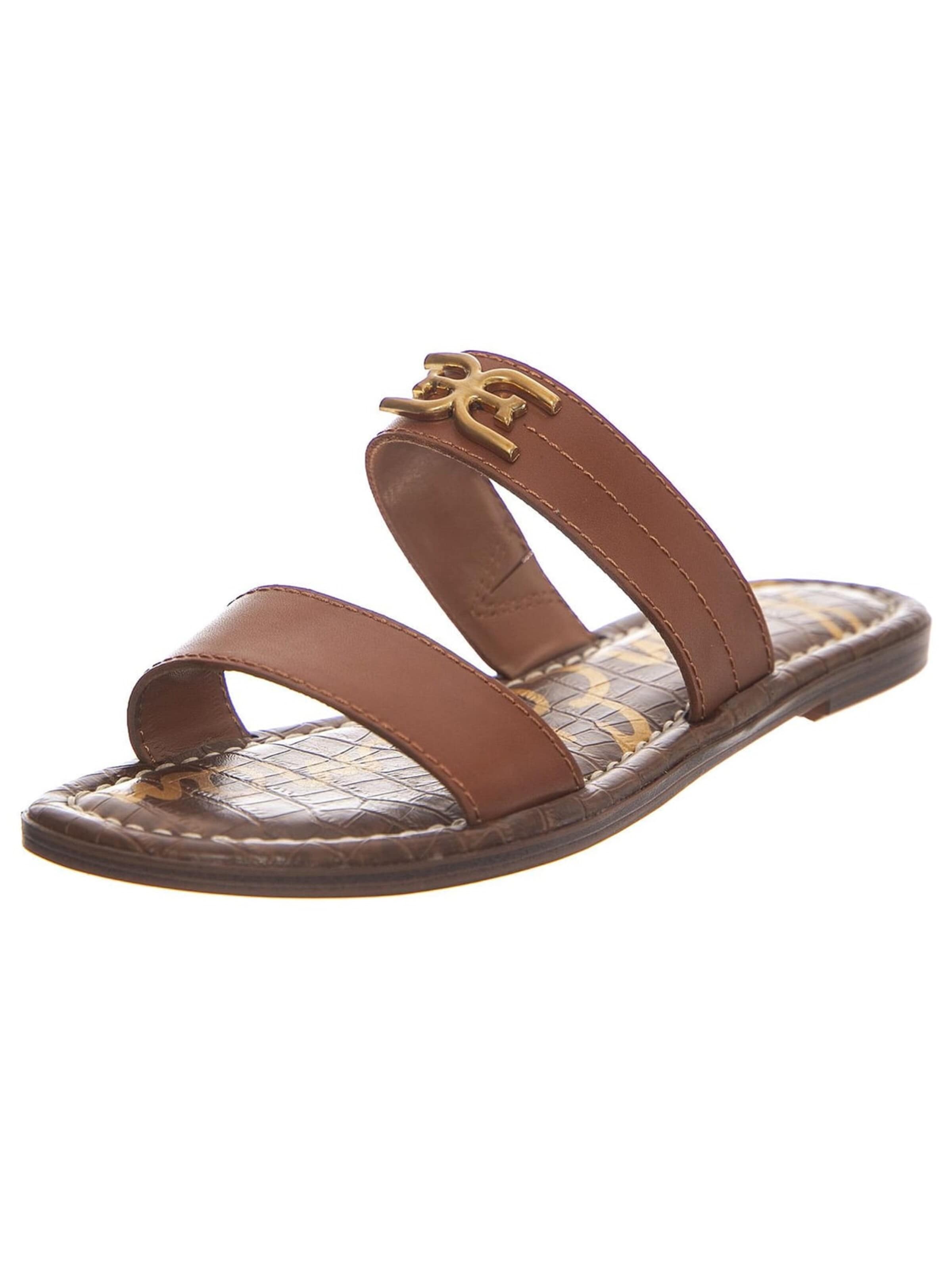 Zoccoletto di Sam Edelman in marrone: frontale