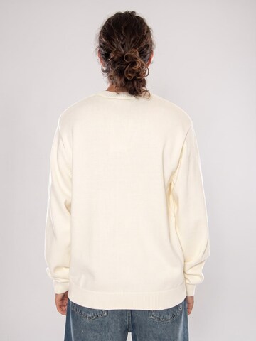 Pullover 'DECK SWEATER WAX / BLACK' di Carhartt WIP in bianco