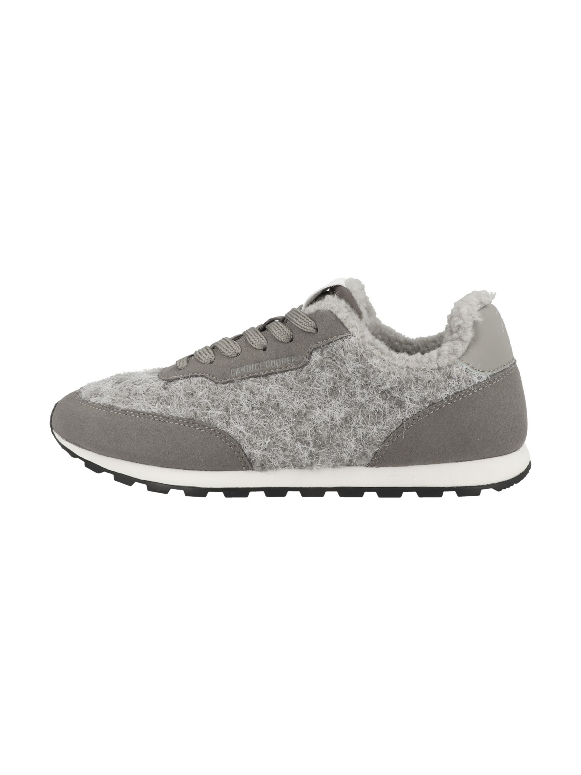 Candice Cooper Sneakers laag 'Plume Fur' in Grijs