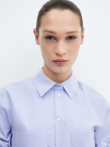 MANGO Blouse 'Jox' in Blauw