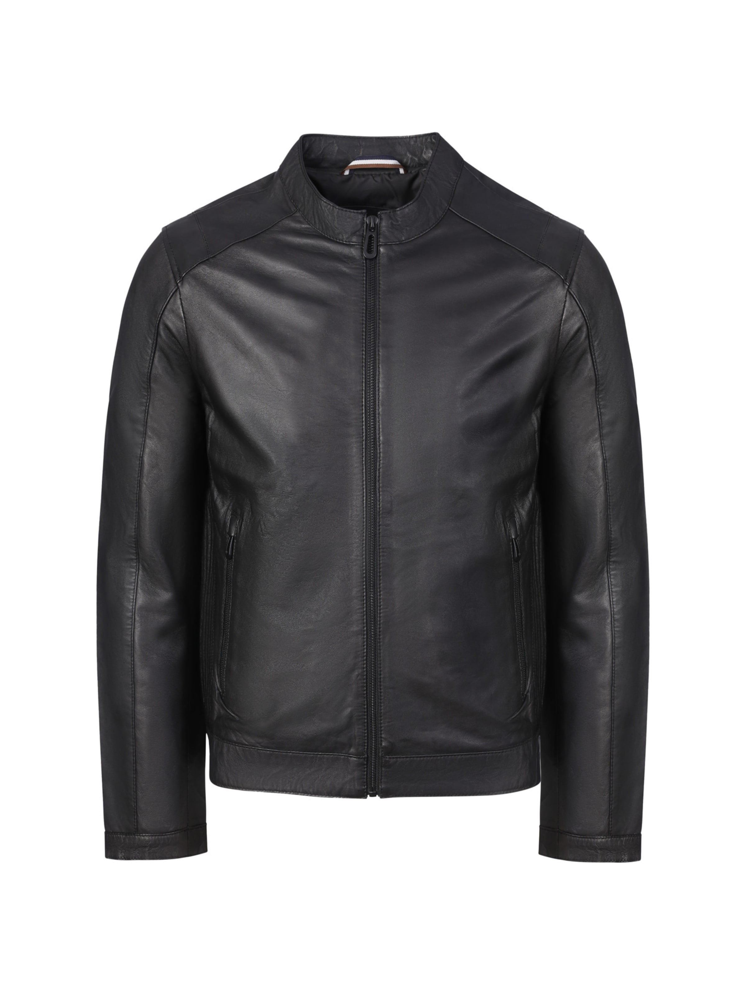 Giacca di mezza stagione 'Triest' di bugatti in nero: frontale