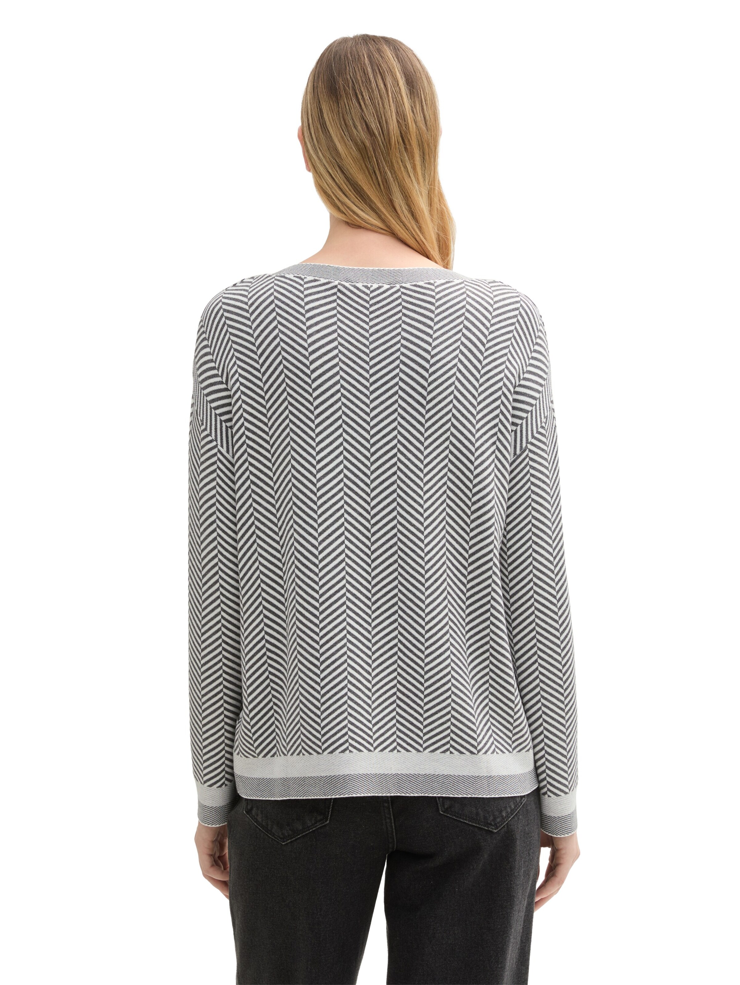 TOM TAILOR Pullover in Grau