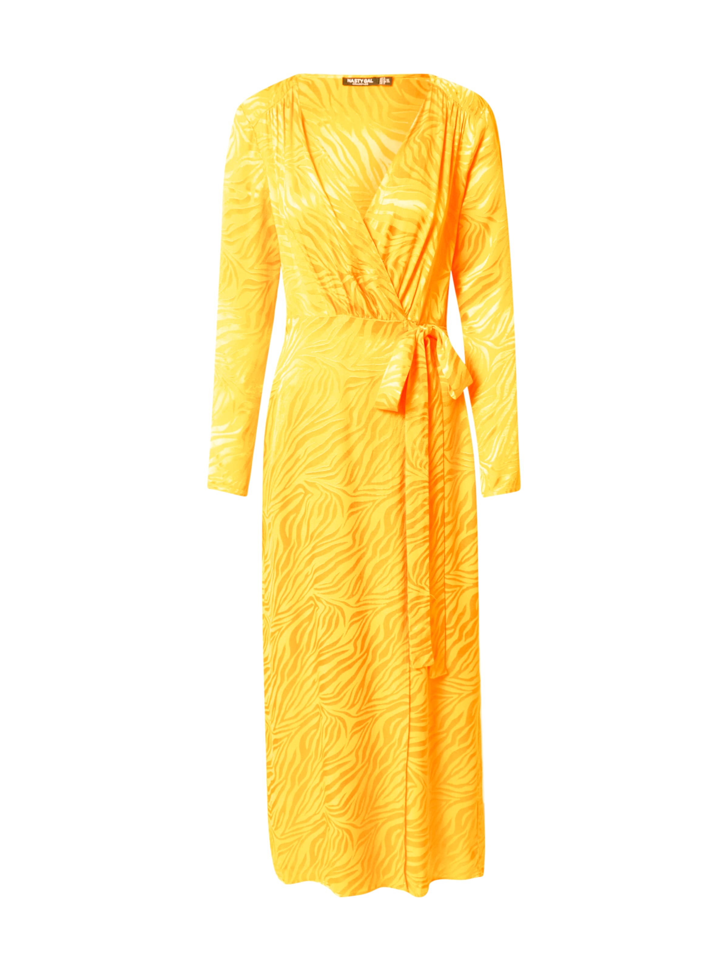 Nasty Gal Платье в Желтый: спереди