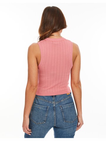 Threadbare Knitted Top 'Holly' in Pink