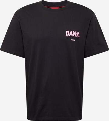 T-Shirt 'Danckugo' HUGO en noir : devant