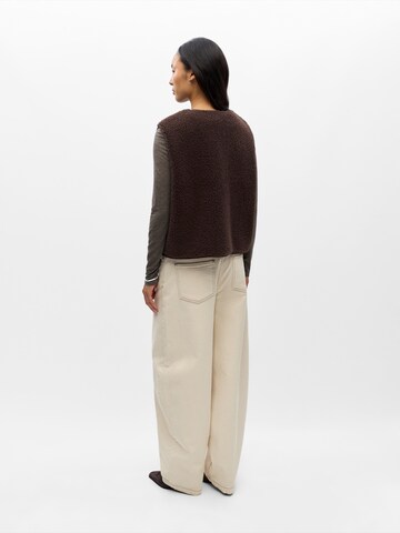 Gilet 'OBJELLA' OBJECT en marron