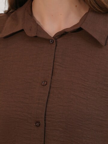Chemisier 'Hemden' Bigdart en marron