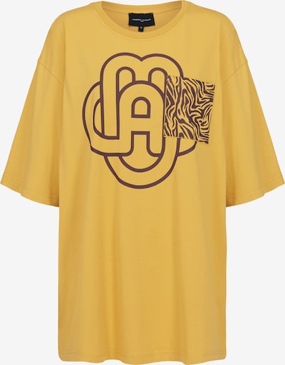 Magdeburg Los Angeles T-Shirt en moutarde, Vue avec produit