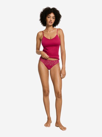 Hanro - Cueca ' Moments ' em vermelho