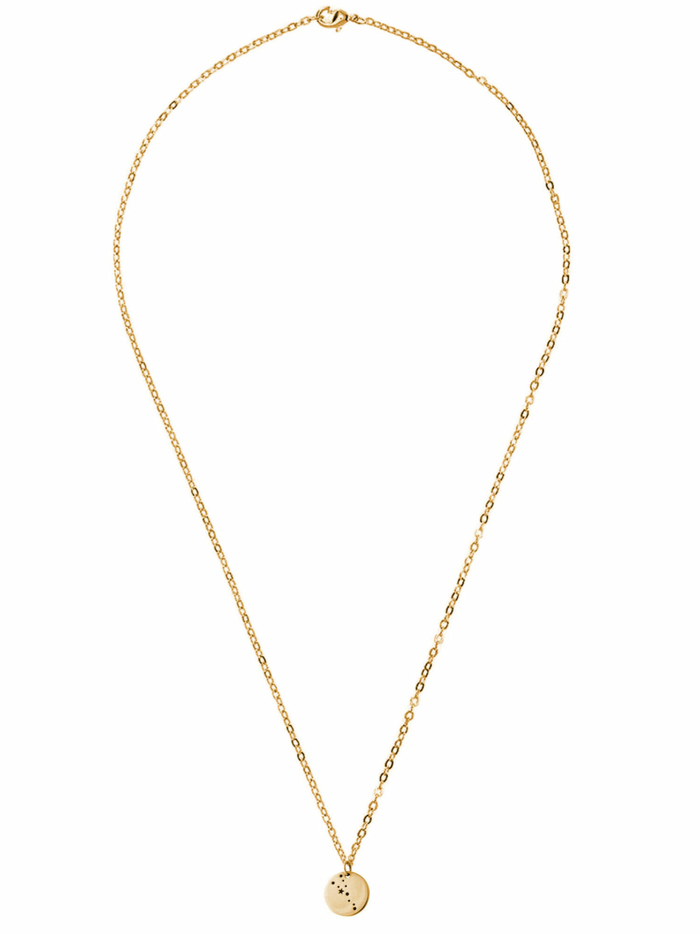 Gemshine Necklace in Gold: front