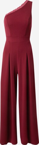 Tuta jumpsuit 'JANINE' di WAL G. in rosso: frontale