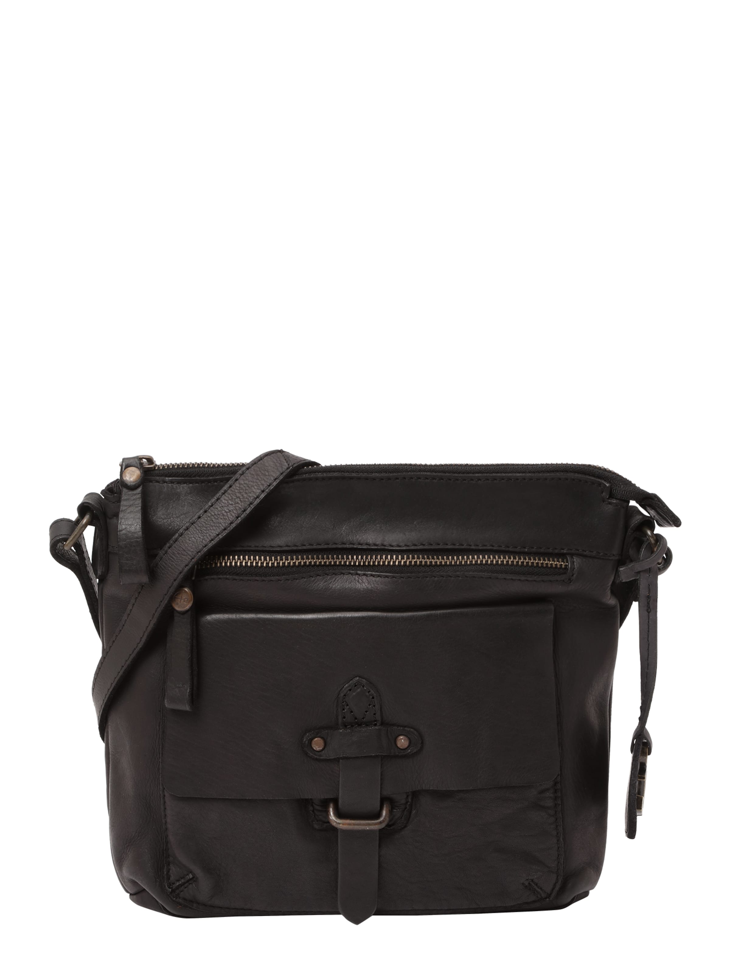 Harbour 2nd Taška cez rameno 'Hayden' - Čierna: predná strana