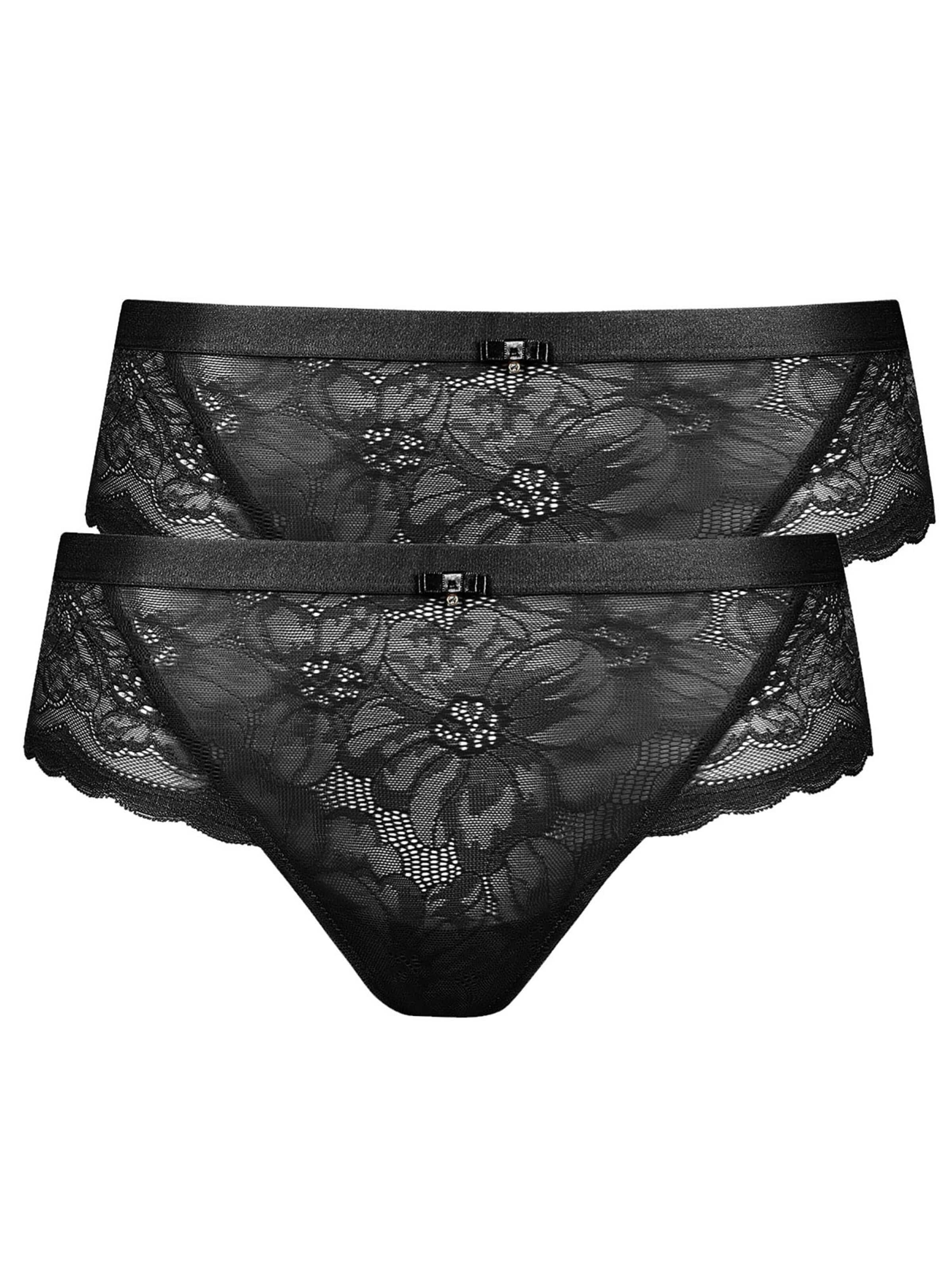 Lisca Panty 'Evelyn' in Black: front