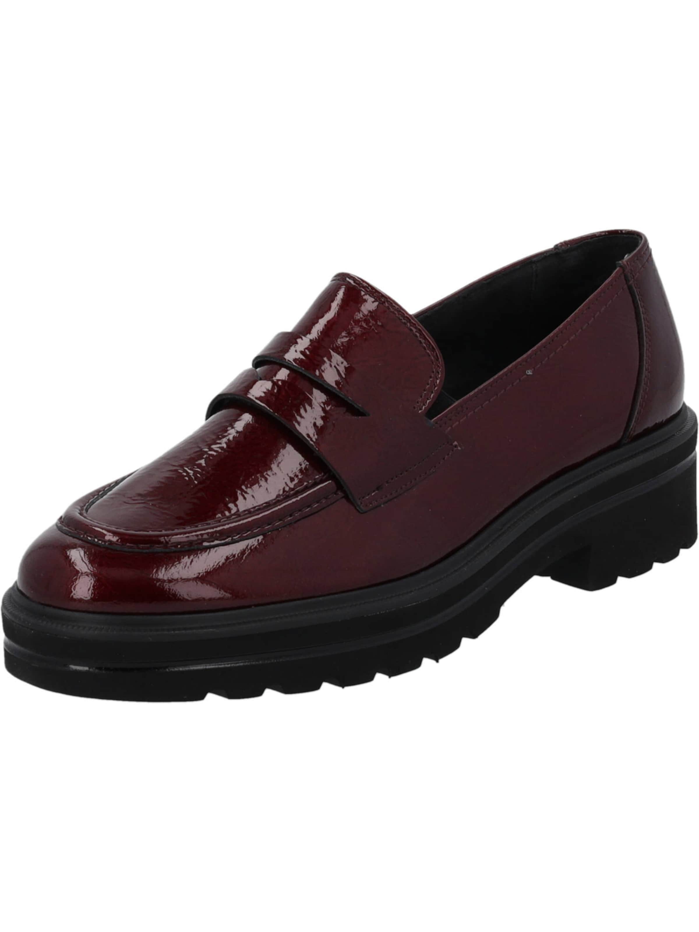 Paul Green Moccasins '2961' in Red: front