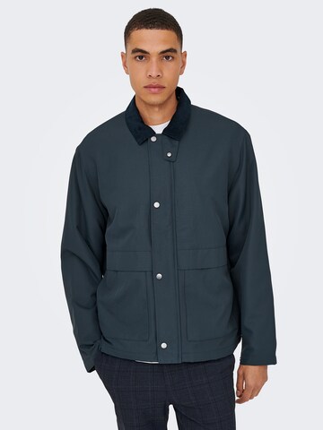 Only & Sons Демисезонная куртка 'ONSKOSMO' в Синий