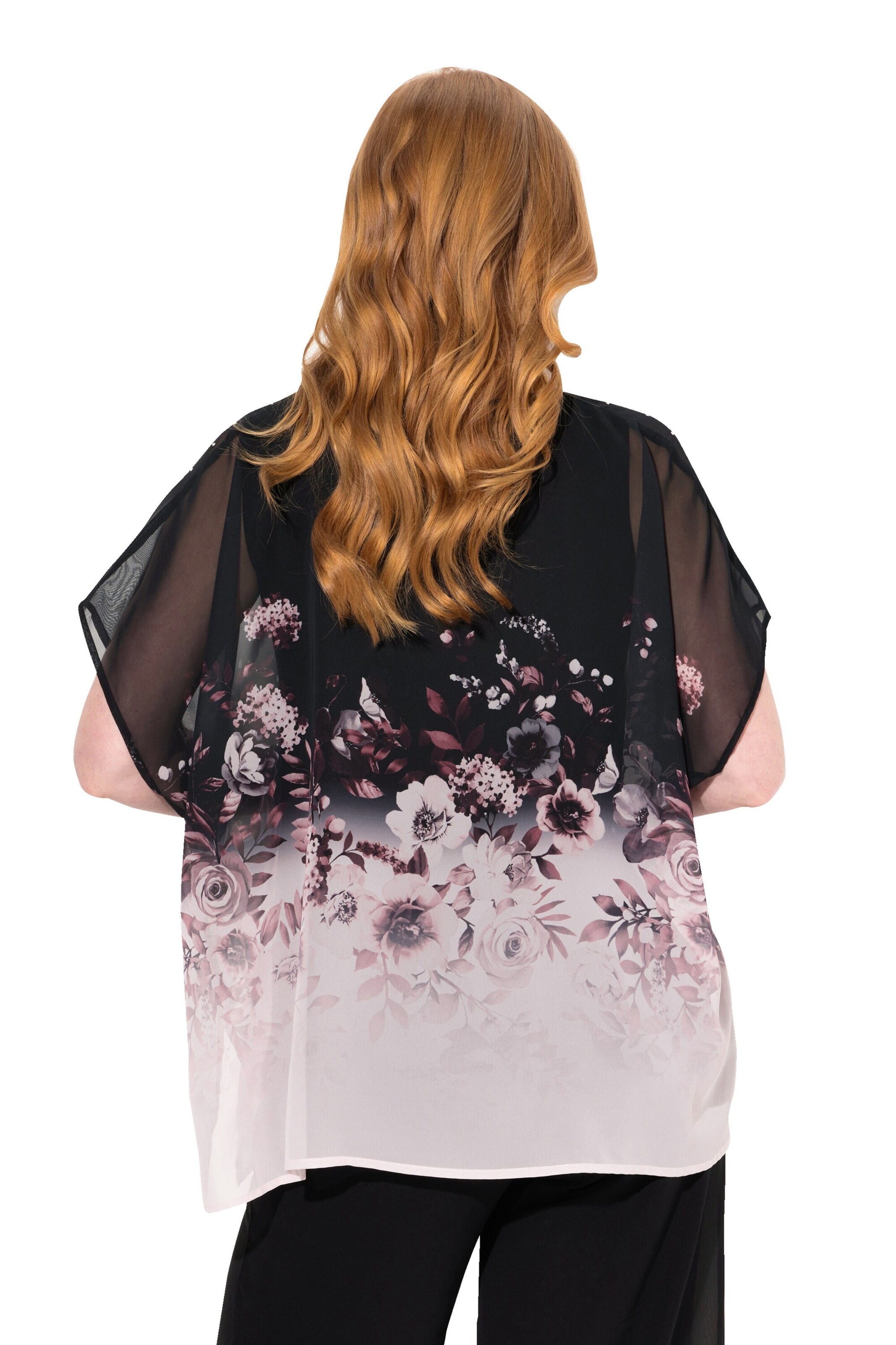 Ulla Popken Bluse in Schwarz