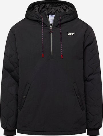 Veste de sport Reebok en noir : devant