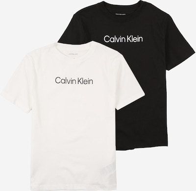 104 dydžio Marškinėliai 'Logo T' iš Calvin Klein Jeans, spalva – juoda / balta, Prekių apžvalga