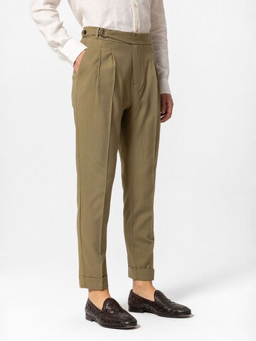 Antioch - Slimfit Pantalón de pinzas en verde
