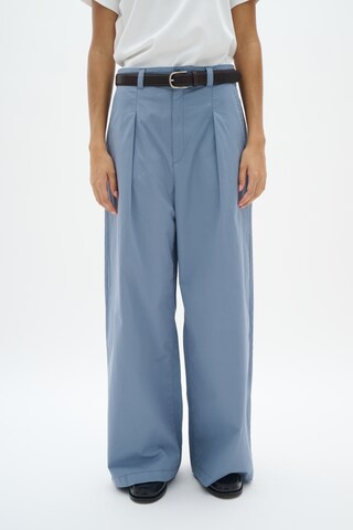 Wide Leg Pantalon à pince 'PosyIW' InWear en bleu : devant