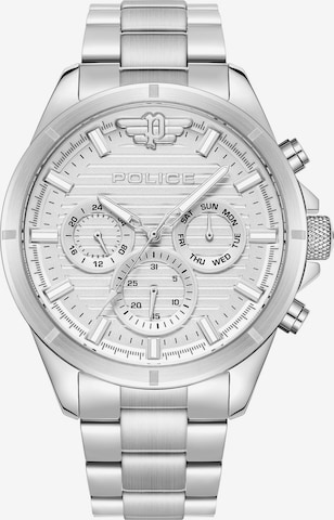 POLICE Analog Watch 'Malawi' in Silver: front