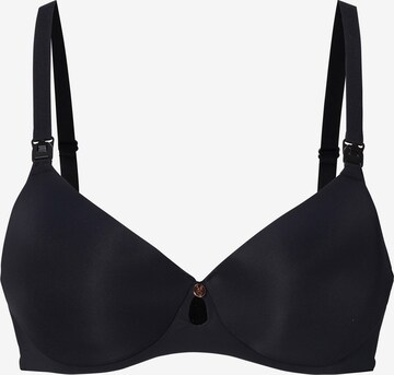 Noppies T-shirt Nursing Bra 'Honolulu' in Black: front