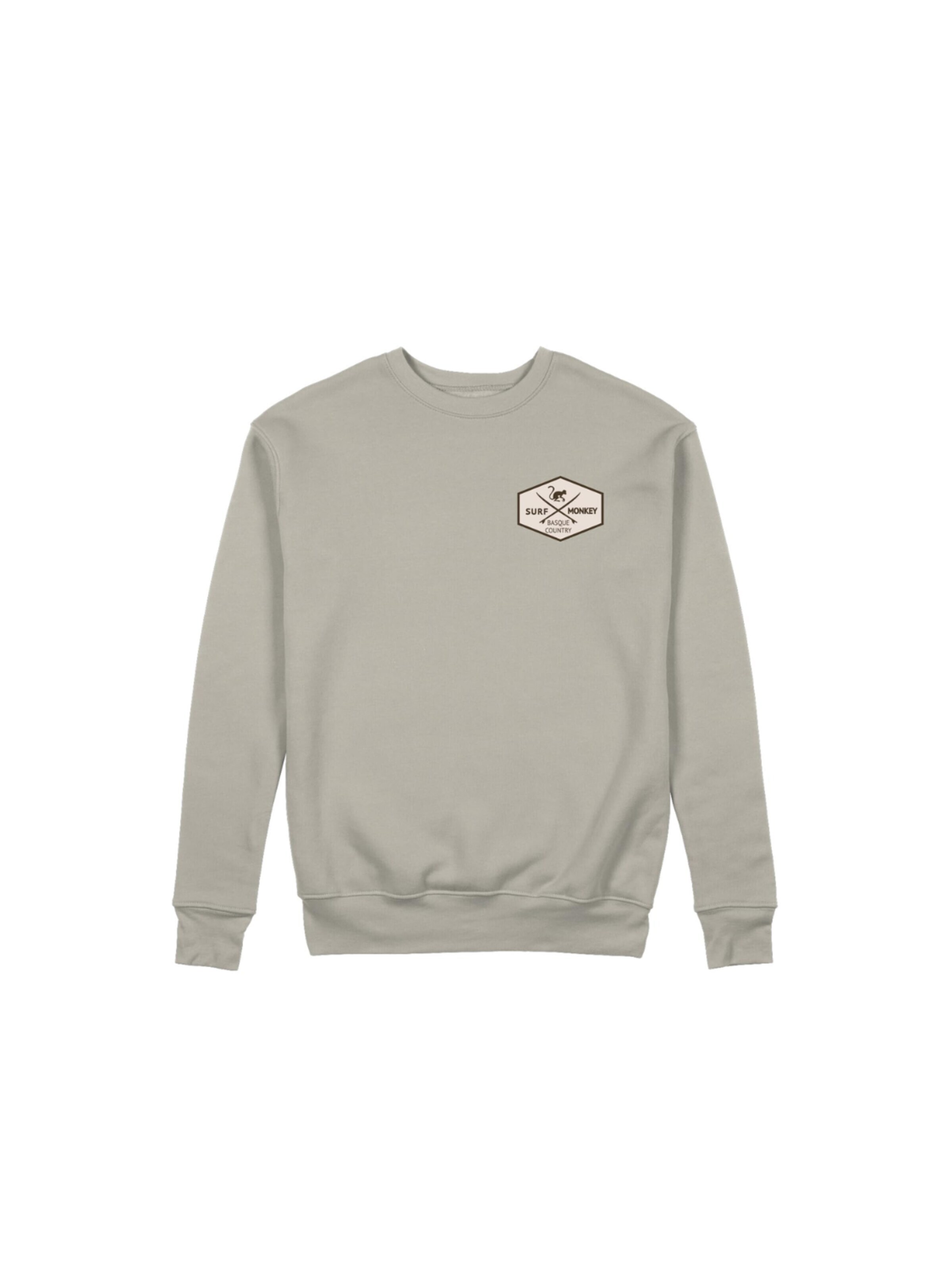 Surf Monkey Sweatshirt‌‌‌‌‌‌ in Beige: Vorderseite