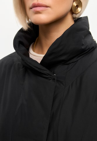 CESARE GASPARI Between-seasons coat in Black