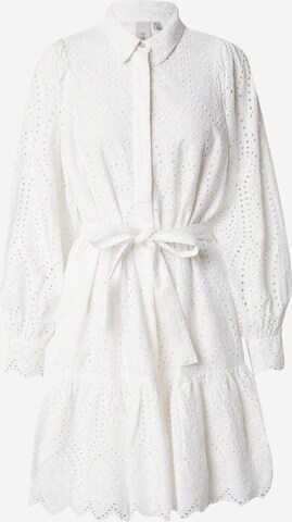 Robe-chemise 'HOLI' Y.A.S en blanc : devant