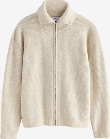 Next Neuletakki värissä beige: etupuoli