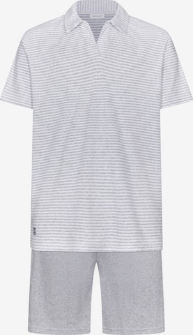 Pyjama court 'Shortama' Pastunette en gris : devant
