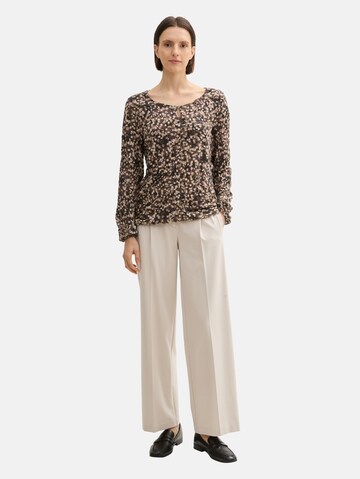 TOM TAILOR Blouse in Brown