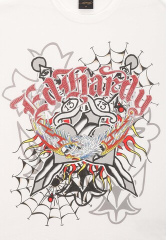Ed Hardy Bluser & t-shirts 'Gothic Blitzadler' i hvid