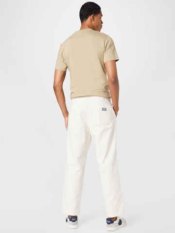 regular Pantaloni con pieghe 'Turner' di Obey in bianco