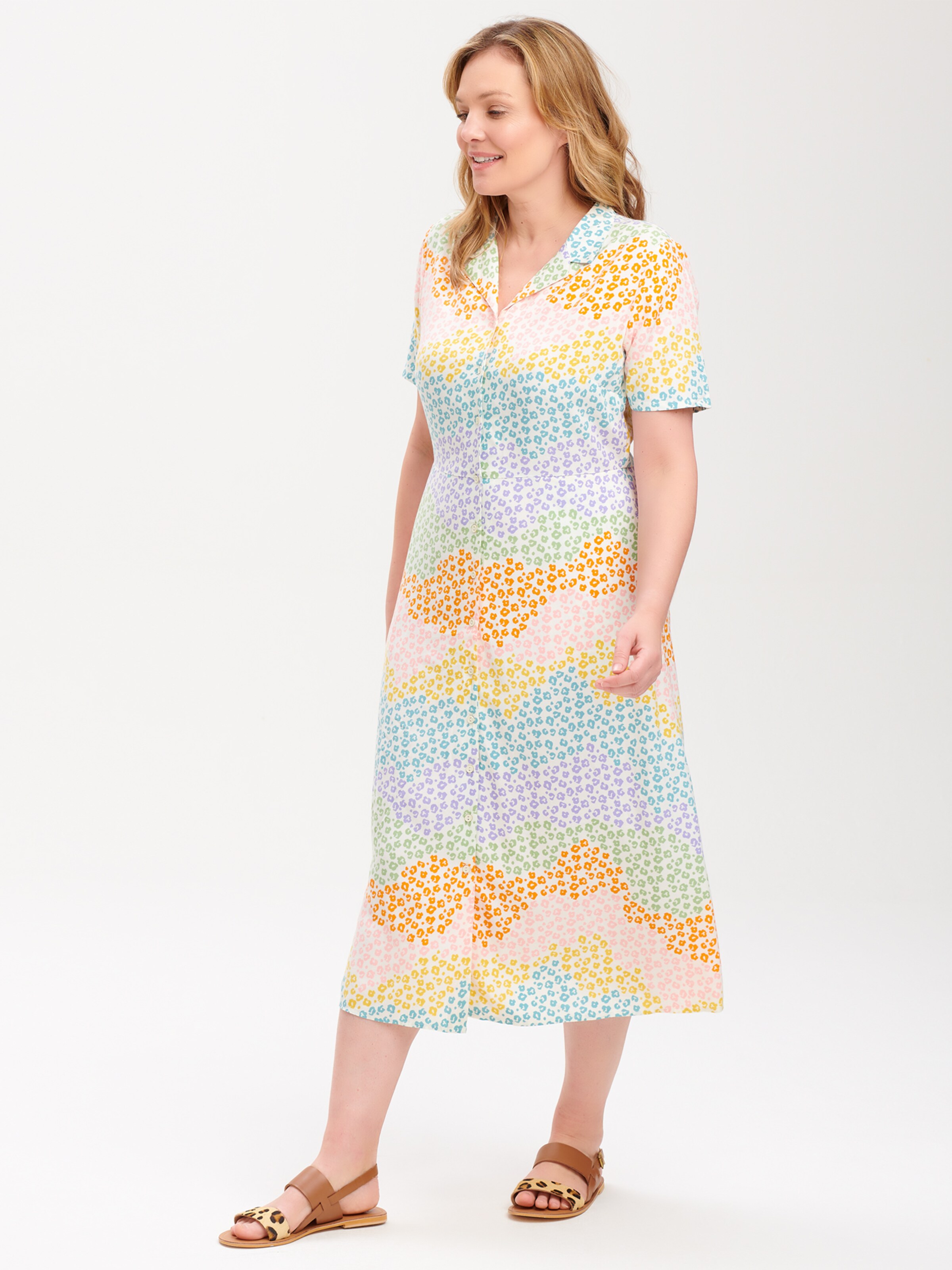 Frauen Große Größen Sugarhill Brighton Kleid in Mischfarben - LR13534
