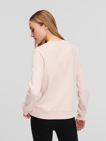 Sweat-shirt Karl Lagerfeld en rose