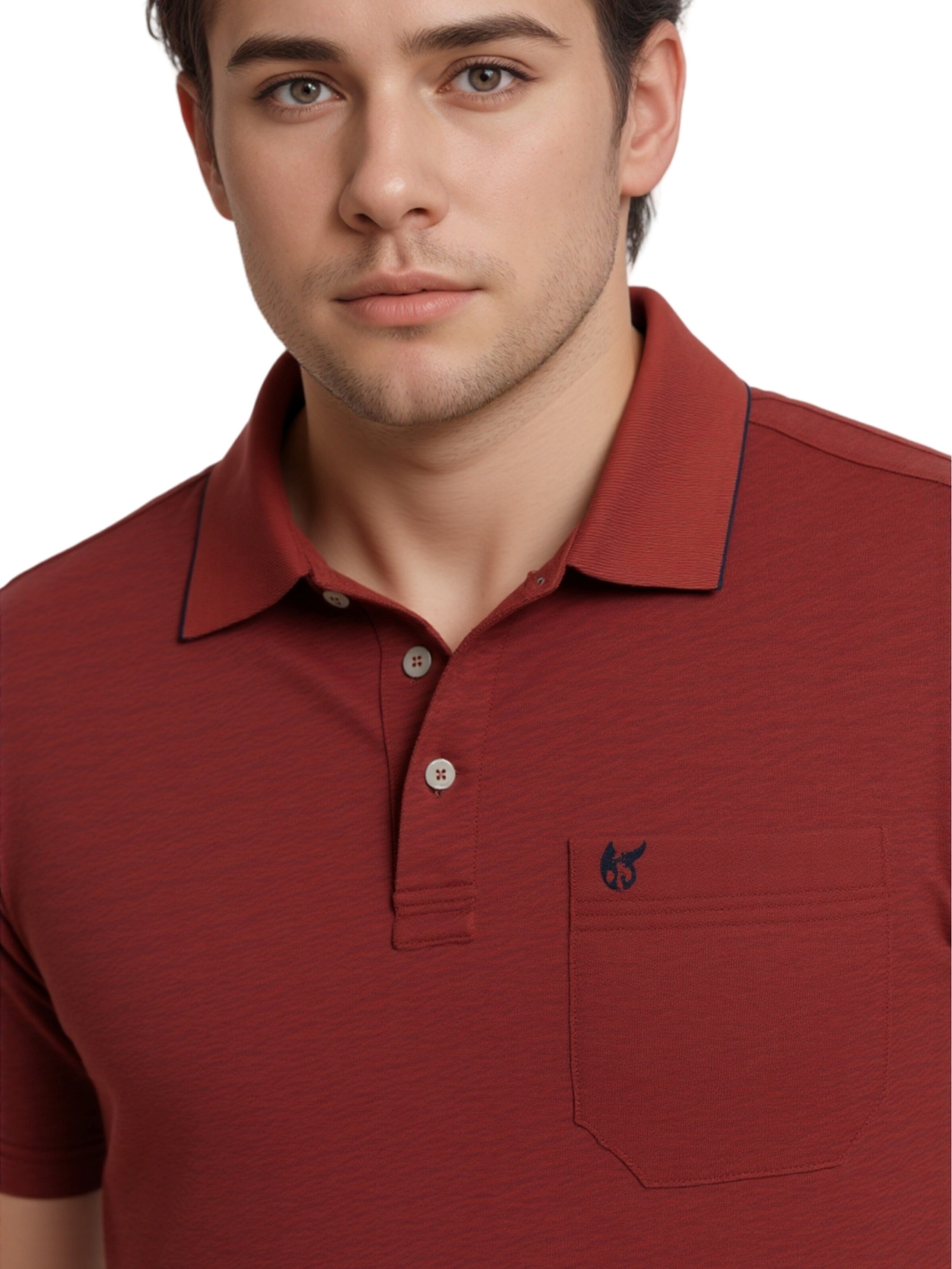 T-Shirt 'Softknit' HAJO en rouge