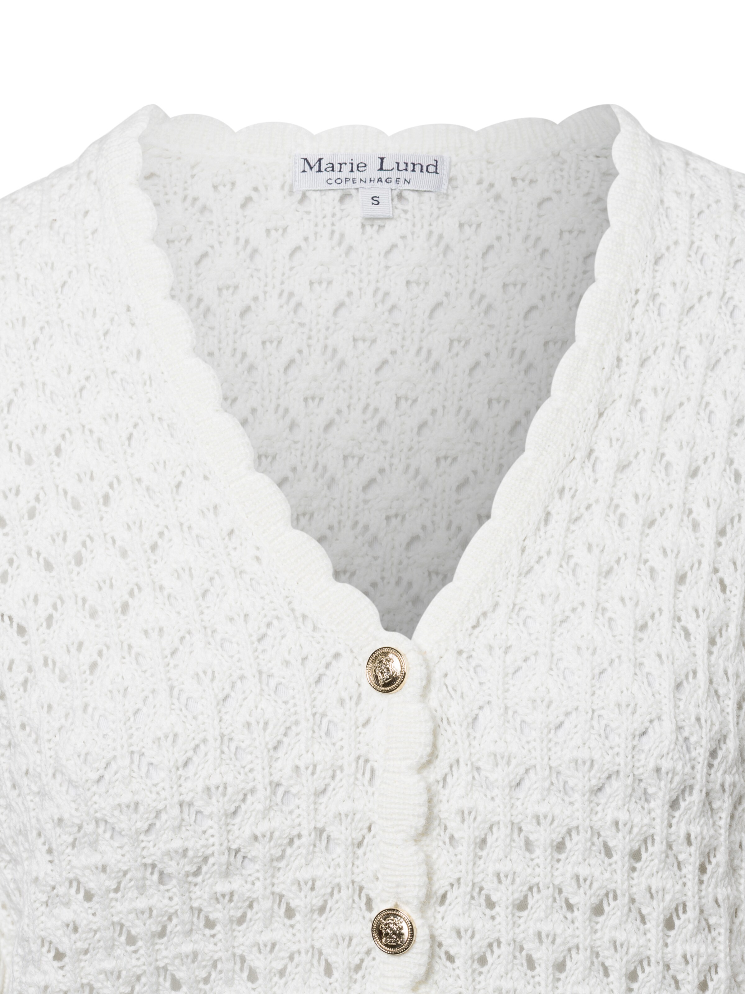 Marie Lund Strickjacke in Beige