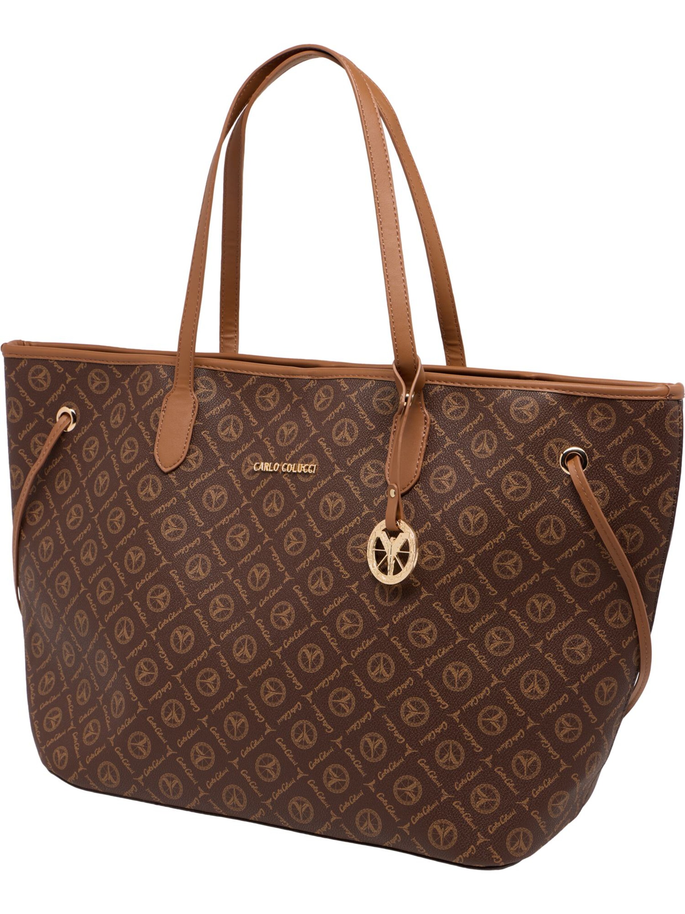 Carlo Colucci Shopper 'Desserra' in Brown