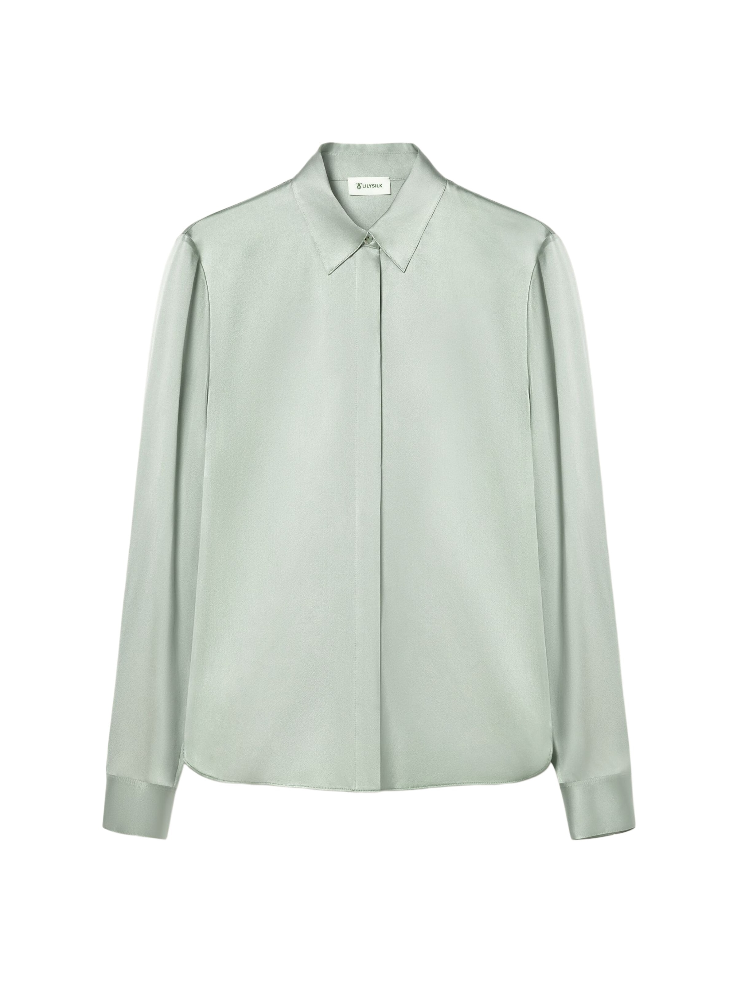 Lilysilk Blouse in Green: front
