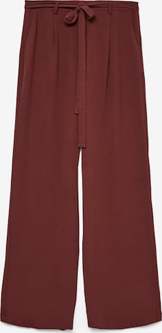Wide leg Pantaloni con pieghe 'VMJadina' di VERO MODA in rosso: frontale