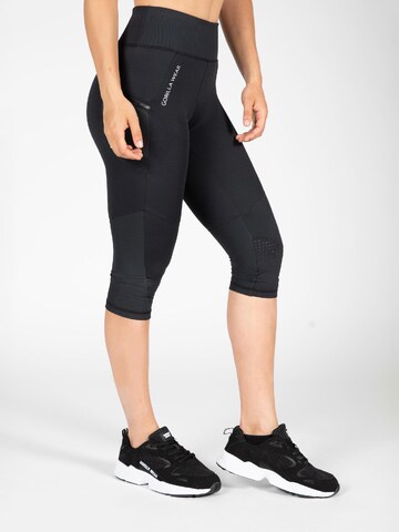 Gorilla Wear Skinny Sportbroek 'Monroe' in Zwart: voorkant